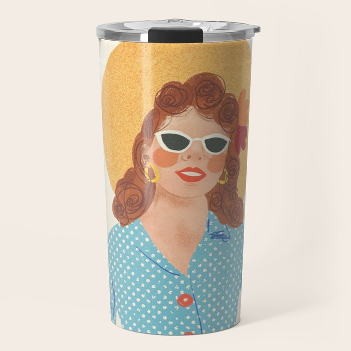 Pinup girl Travel Mug Gallery Image 1