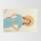 Pinup girl Rug Gallery Image 2