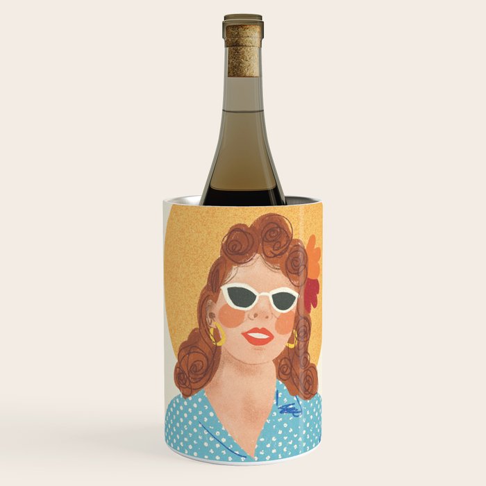 Pinup girl Wine Chiller Gallery Image 1