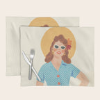Pinup girl Placemat Gallery Image 1