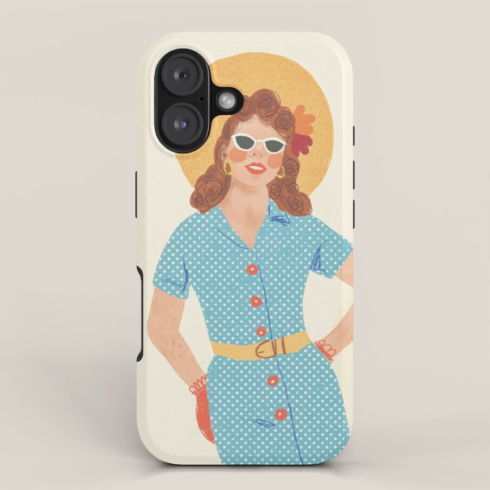 Pinup girl iPhone Case Gallery Image 1