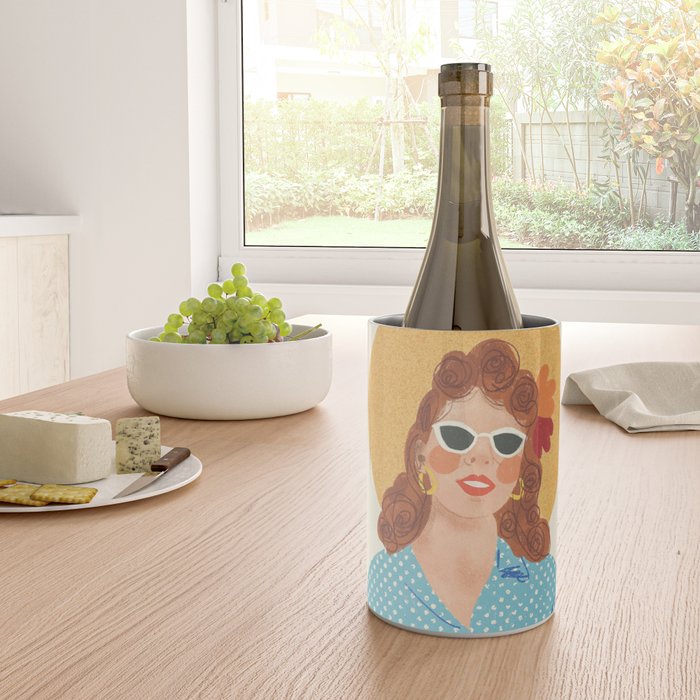 Pinup girl Wine Chiller Gallery Image 4