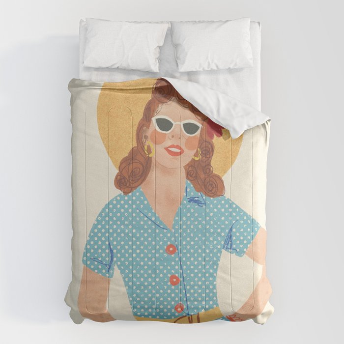 Pinup girl Comforter Gallery Image 6