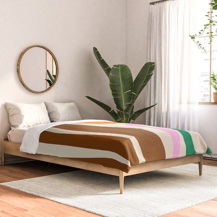 Mid Century Modern Abstract Kwaito Contemporary Pattern Comforter Gallery Image 2