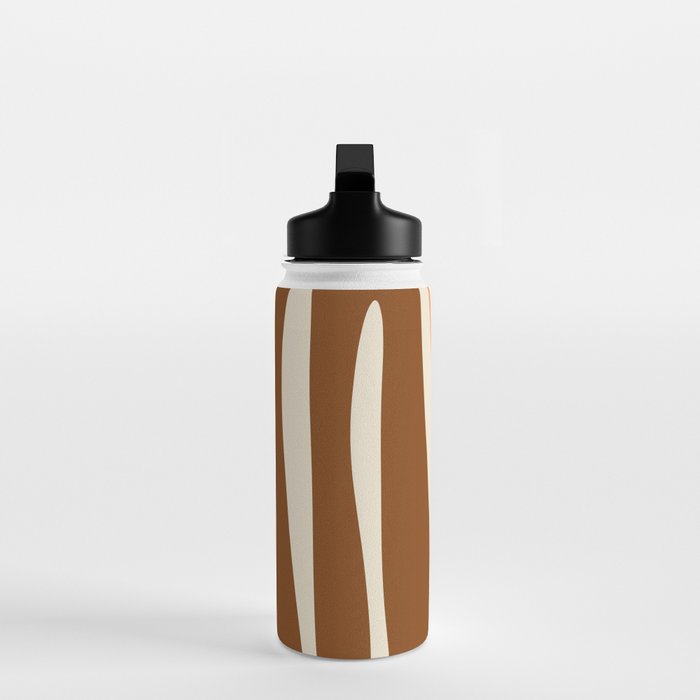 Mid Century Modern Abstract Kwaito Contemporary Pattern Water Bottle Gallery Image 3