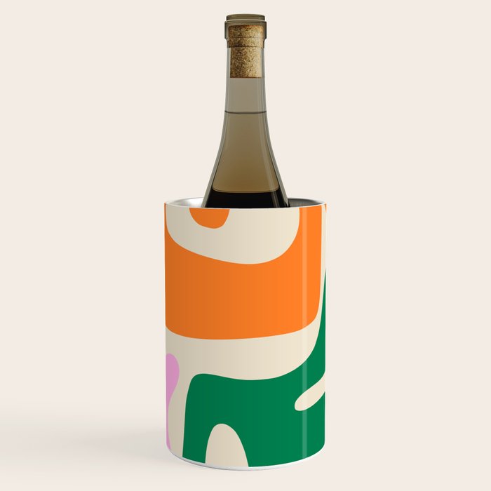 Mid Century Modern Abstract Kwaito Contemporary Pattern Wine Chiller Gallery Image 3