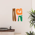 Mid Century Modern Abstract Kwaito Contemporary Pattern Poster Gallery Image 2