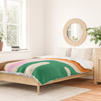 Mid Century Modern Abstract Kwaito Contemporary Pattern Duvet Cover Gallery Image 2