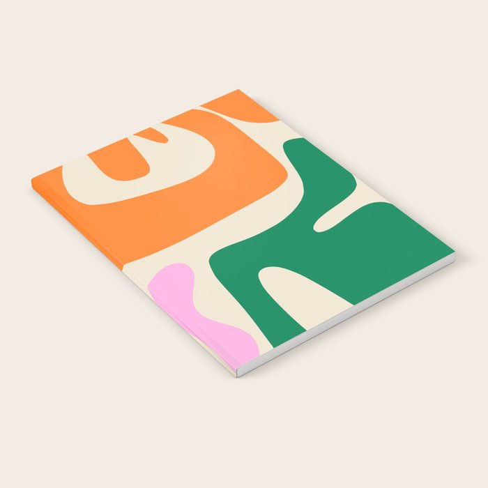 Mid Century Modern Abstract Kwaito Contemporary Pattern Notebook Gallery Image 1