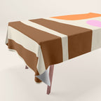 Mid Century Modern Abstract Kwaito Contemporary Pattern Tablecloth Gallery Image 1