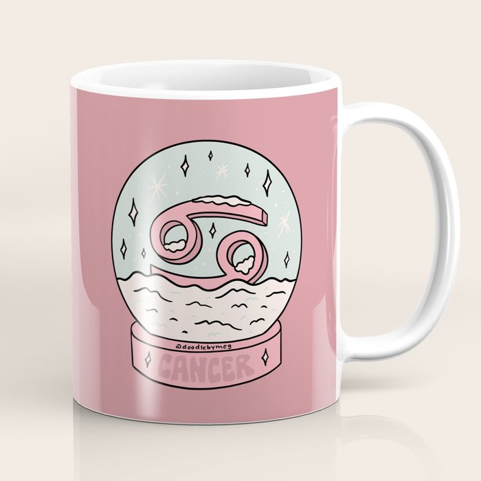 Cancer Snow Globe Coffee Mug Gallery Image 1