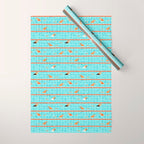 Swimming pool Wrapping Paper Gallery Image 1