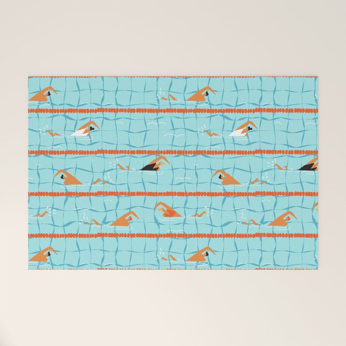 Swimming pool Welcome Mat Gallery Image 1
