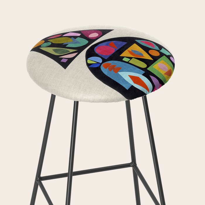 Bejeweled Compass Stool Gallery Image 2