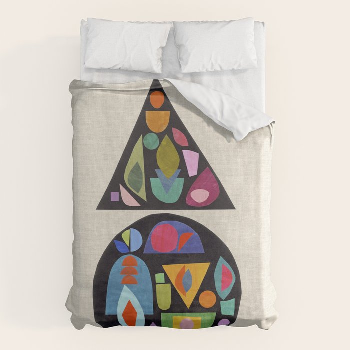 Bejeweled Compass Duvet Cover Gallery Image 1
