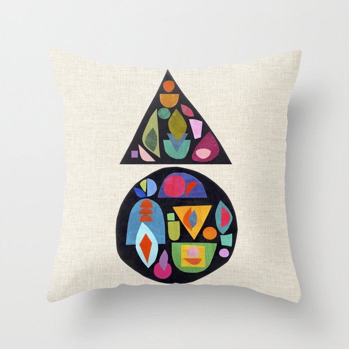 Bejeweled Compass Throw Pillow Gallery Image 6