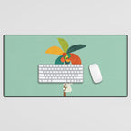 Koala on Coconut Tree Desk Mat Gallery Image 1