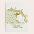 rell sunn queen of aloha // retro surf art by surfy birdy  Poster Gallery Image 4