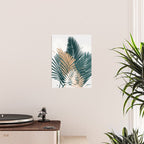 Gold and Green Palm Leaves Poster Gallery Image 2