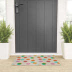 Happy Face Stamp Print Welcome Mat Gallery Image 3