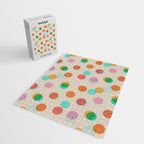 Happy Face Stamp Print Jigsaw Puzzle Gallery Image 2