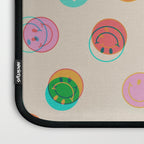 Happy Face Stamp Print Laptop Sleeve Gallery Image 3