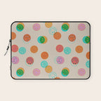 Happy Face Stamp Print Laptop Sleeve Gallery Image 1