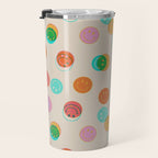 Happy Face Stamp Print Travel Mug Gallery Image 3