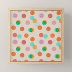 Happy Face Stamp Print Mini Art Print Gallery Image 1