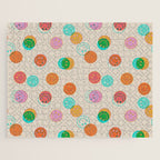 Happy Face Stamp Print Jigsaw Puzzle Gallery Image 1