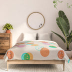 Happy Face Stamp Print Comforter Gallery Image 3