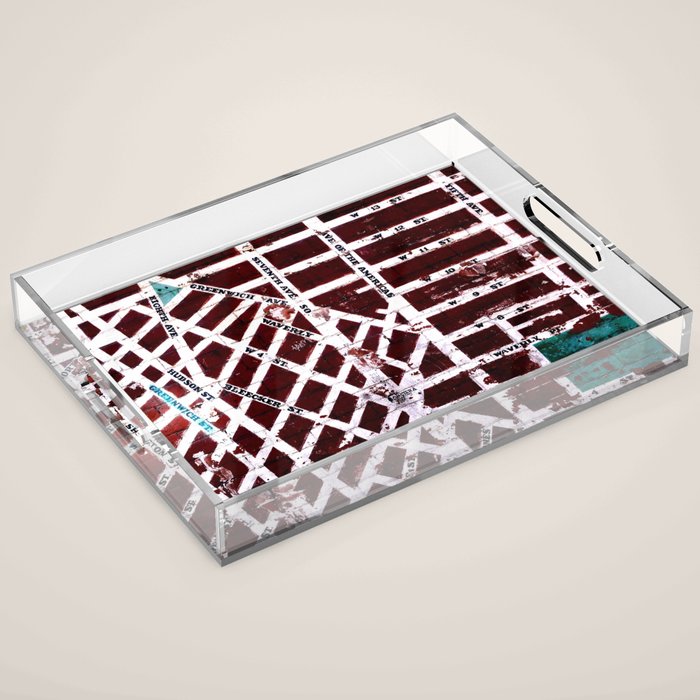 Greenwich Village Acrylic Tray Gallery Image 1