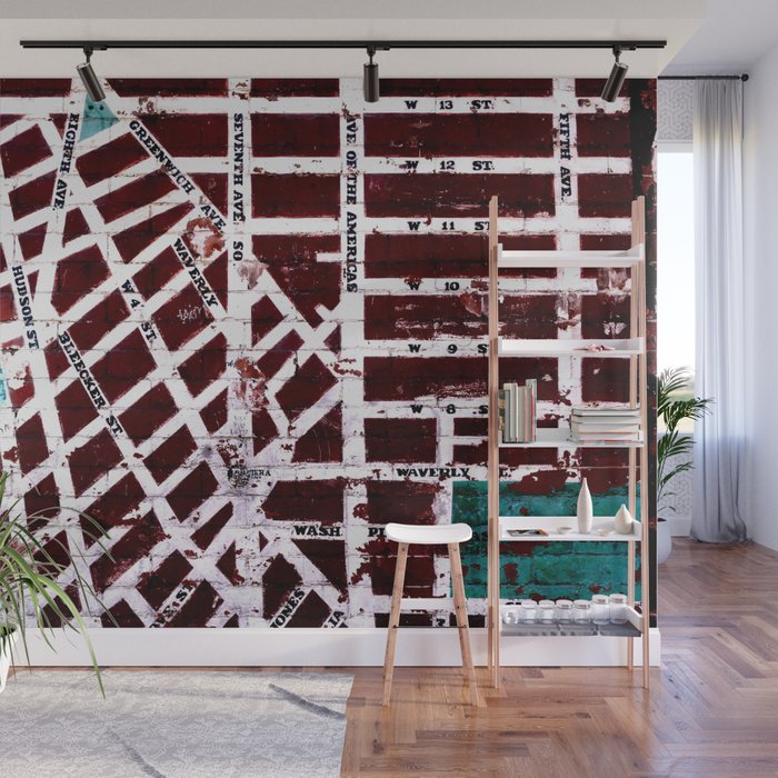 Greenwich Village Wall Mural Gallery Image 1