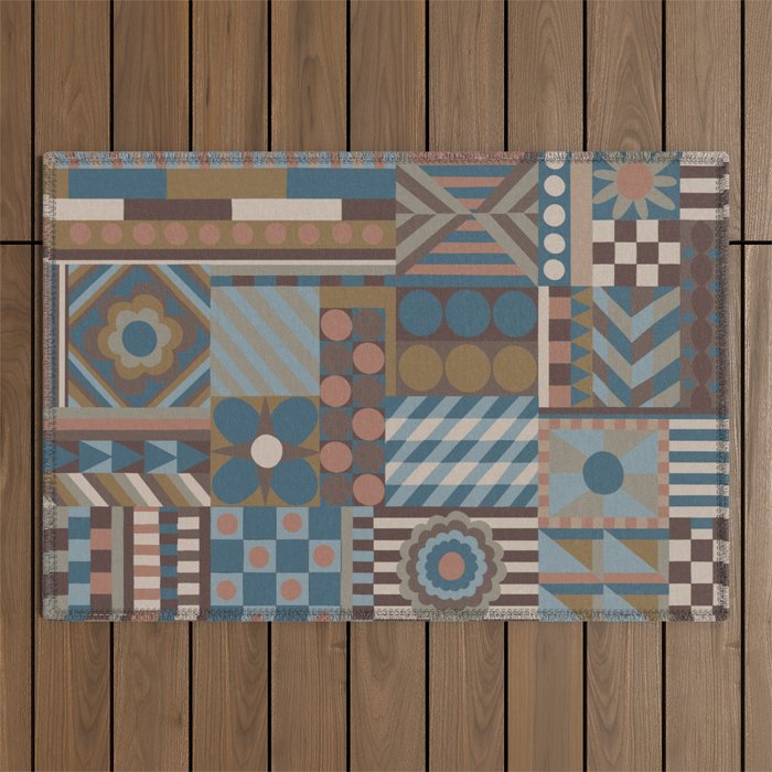 Composition 5 Outdoor Rug Gallery Image 1