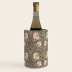 William Morris Vintage Pimpernel Aubergine Olive Wine Chiller Gallery Image 2