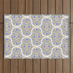 Elegant Flora Artistry Outdoor Rug Gallery Image 1