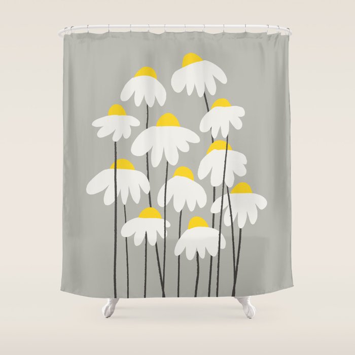 Daisy Shower Curtain Gallery Image 1