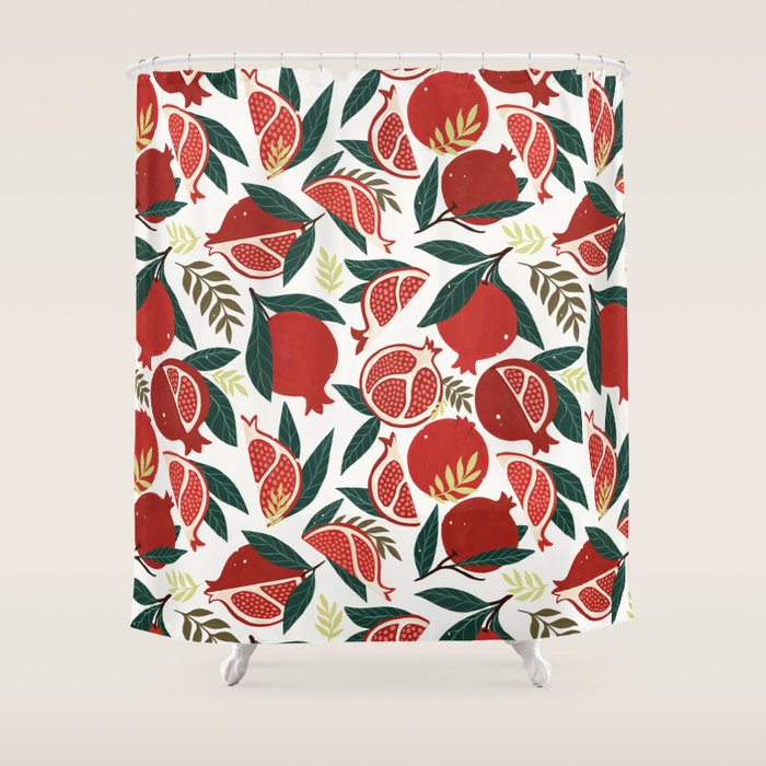 Pomegranate Shower Curtain Gallery Image 1