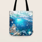 Enchanted Mermaid Sea Tote Bag Gallery Image 1