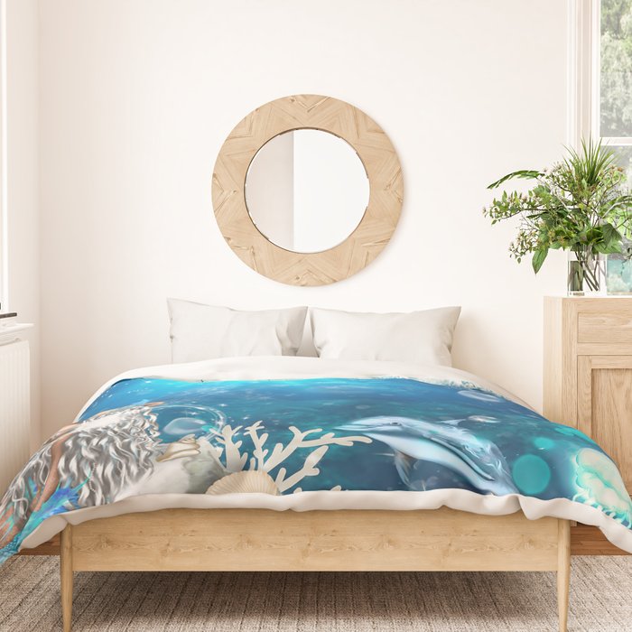 Enchanted Mermaid Sea Duvet Cover Gallery Image 3