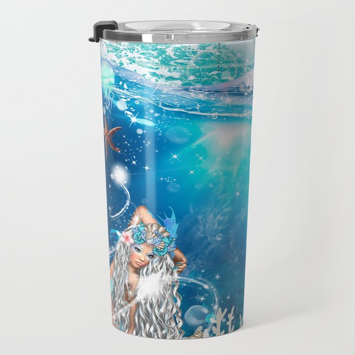 Enchanted Mermaid Sea Travel Mug Gallery Image 3
