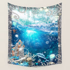 Enchanted Mermaid Sea Wall Tapestry Gallery Image 4