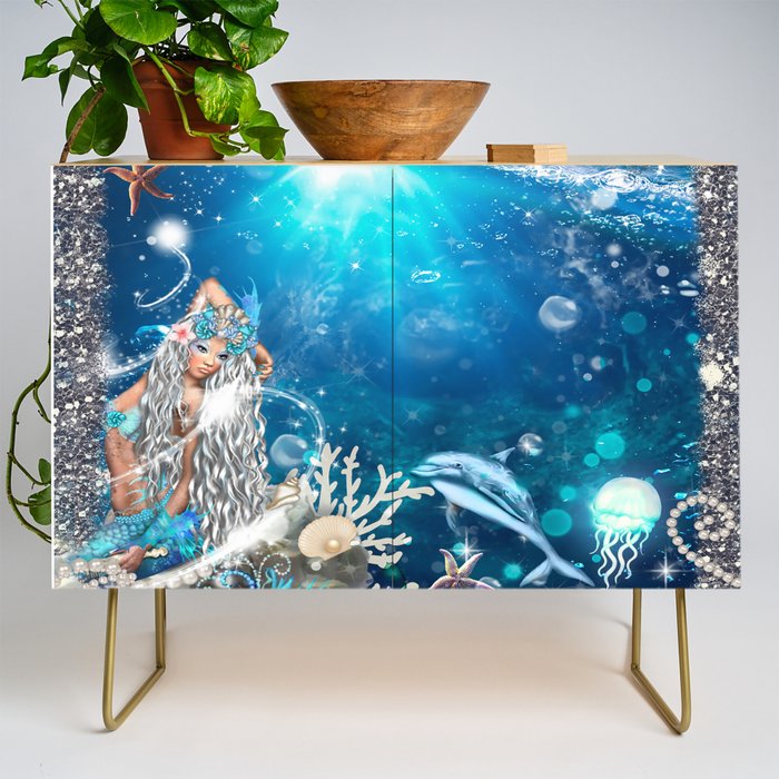 Enchanted Mermaid Sea Credenza Gallery Image 1