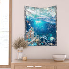 Enchanted Mermaid Sea Wall Tapestry Gallery Image 2