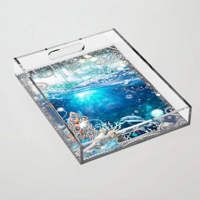 Enchanted Mermaid Sea Acrylic Tray Gallery Image 1