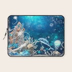 Enchanted Mermaid Sea Laptop Sleeve Gallery Image 1