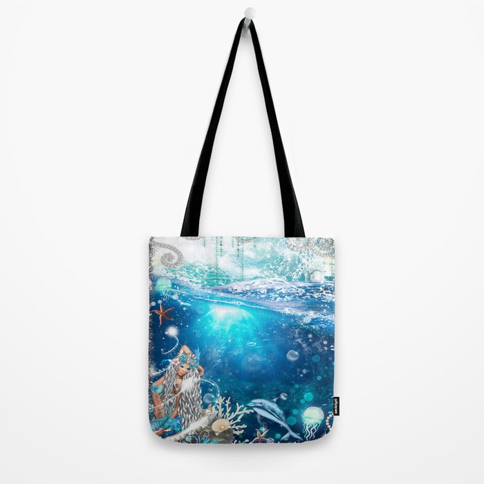 Enchanted Mermaid Sea Tote Bag Gallery Image 2