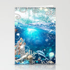 Enchanted Mermaid Sea Stationery Card Gallery Image 2