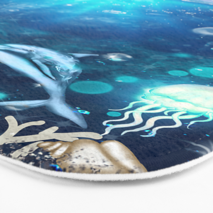 Enchanted Mermaid Sea Bath Mat Gallery Image 3