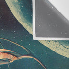 a Postcard from year 2346 Wall Tapestry Gallery Image 3
